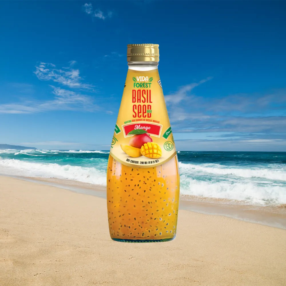 Vida Forest Basil Seed Mango 290ml