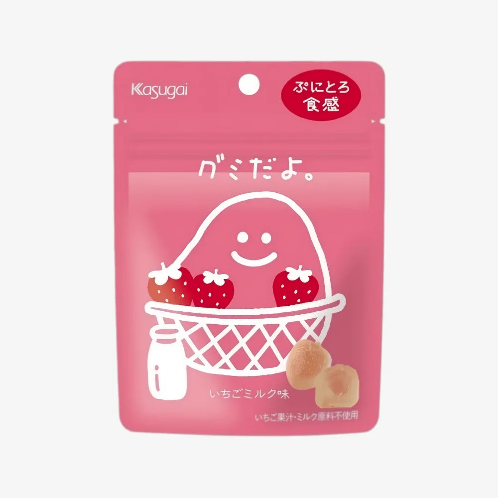 KASUGAI Strawberry Milk Flavor Gummy 60g