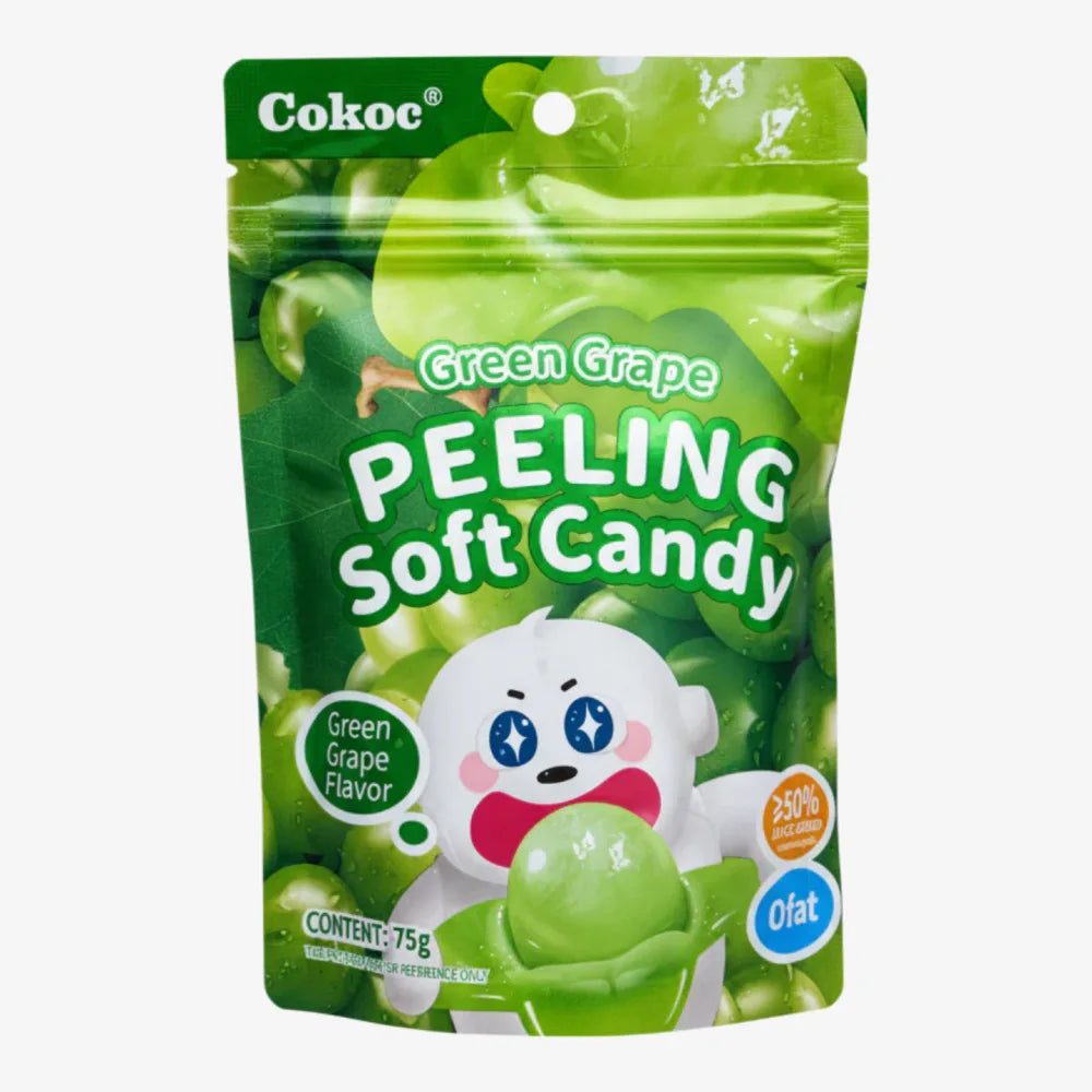 COKOC Peelable Gummies Green Grape Flavor 75g