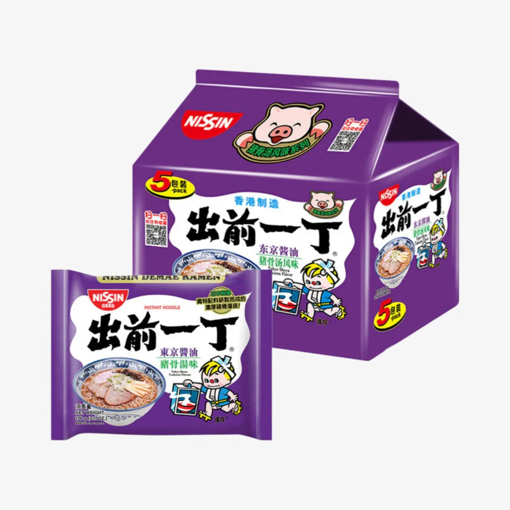 NISSIN Tokyo Shoyu Tonkotsu Noodle *5