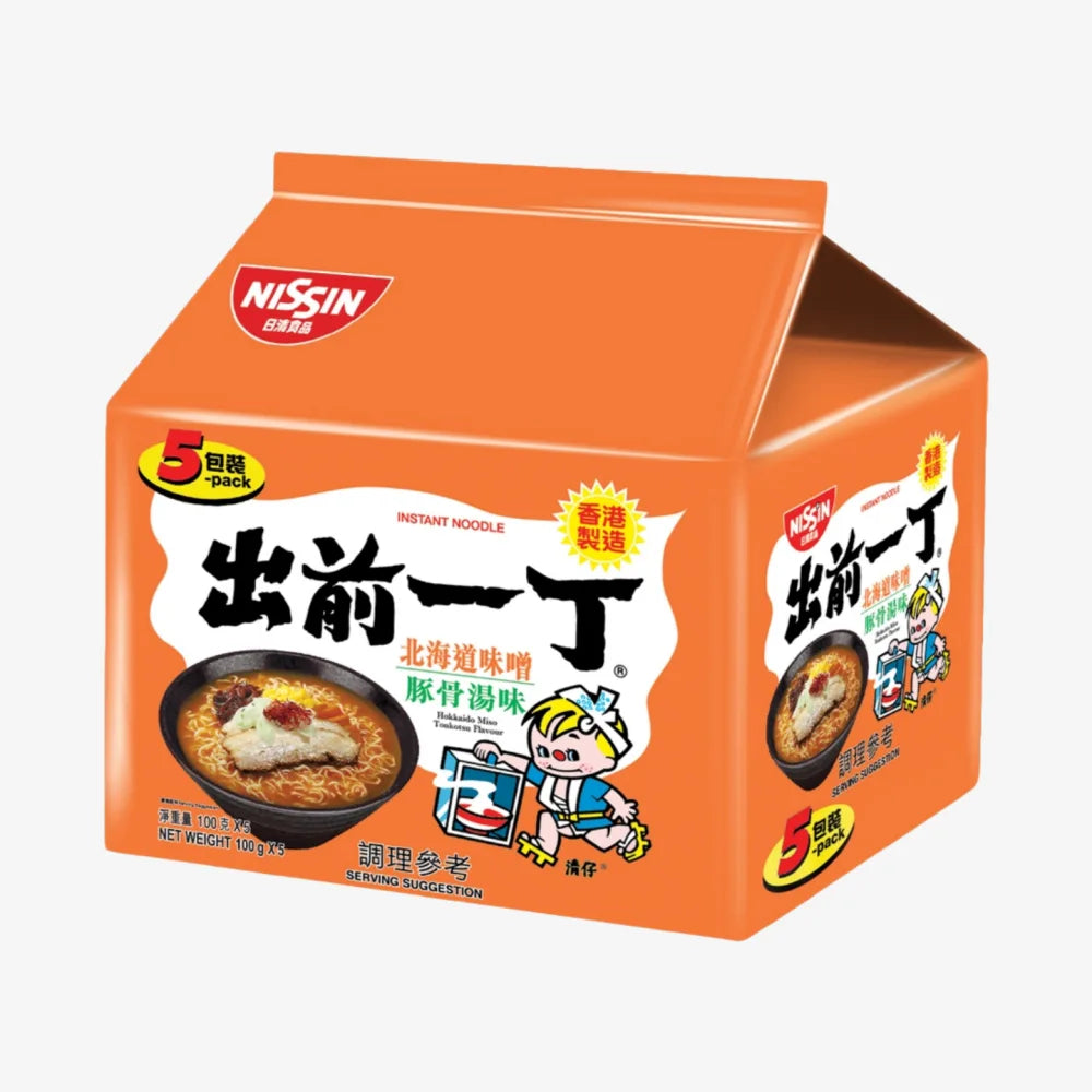 NISSIN Hokkaido Miso Tonkotsu Noodle 5pk