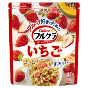 CALBEE Strawberry Fruit Cereal 400g