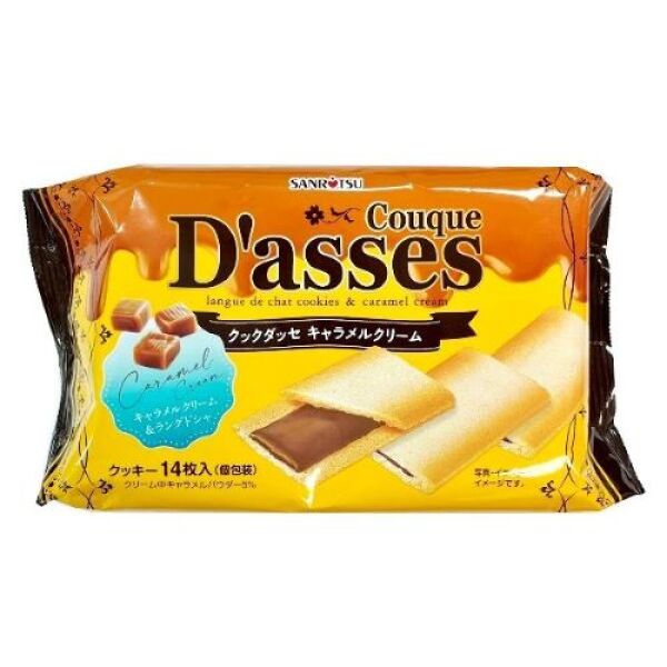 SANRITSU Dasses Caramel Cream Biscuits 12 pics