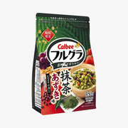 Céréales aux fruits CALBEE, saveur matcha et azuki, 550 g
