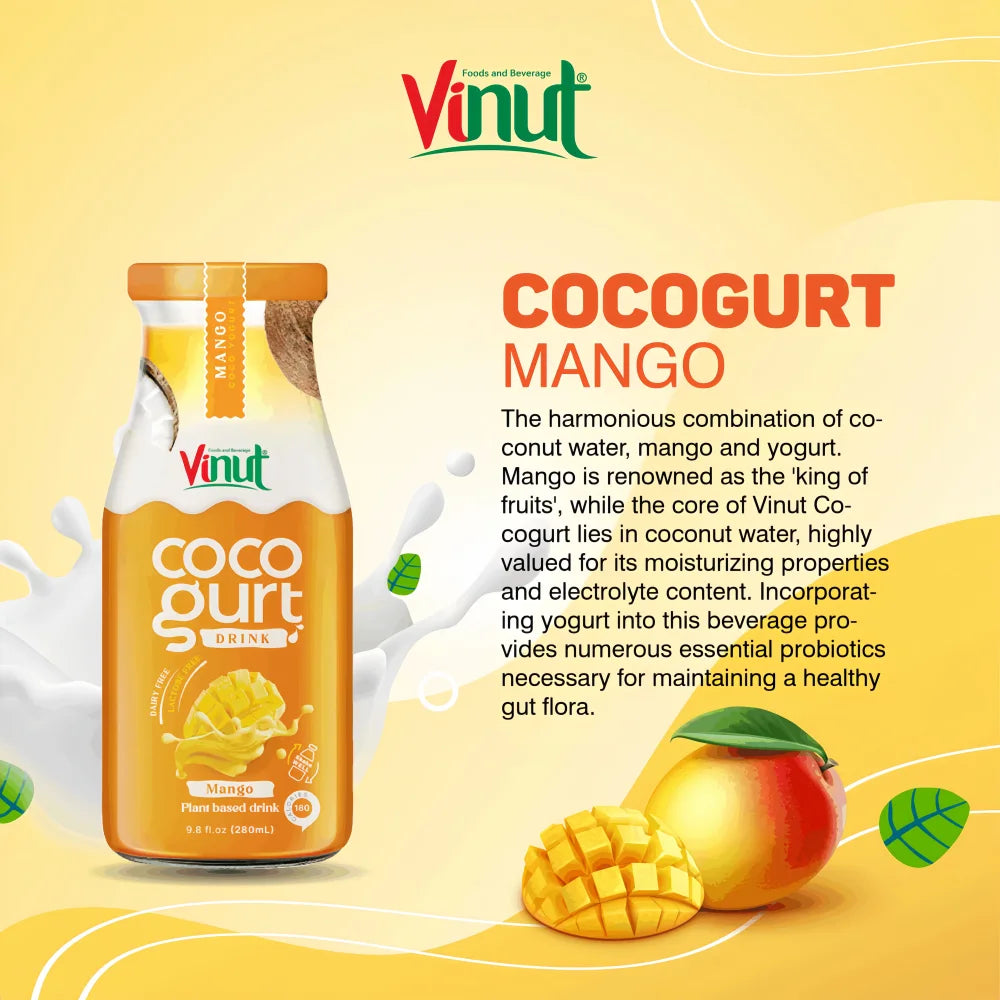 VINUT Cocogurt Drink Mango (280ml)