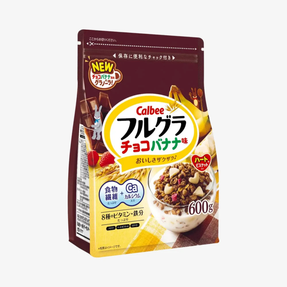 Céréales CALBEE Banane Chocolat 600g