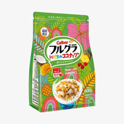 Céréales aux fruits CALBEE, saveur noix de coco tropicale, 600 g