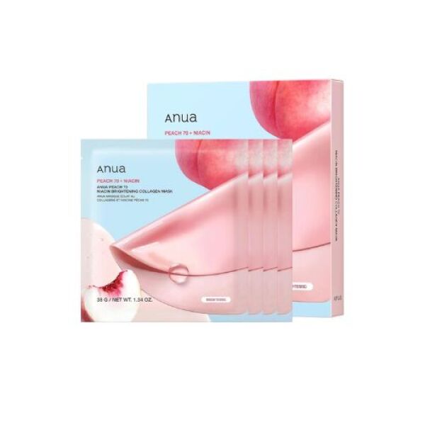 Anua Peach 70 Niacin Brightening Collagen Mask 38g
