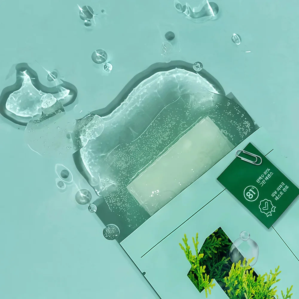 Masque en tissu spa NUMBUZIN NO. 1 Éclat Frais (4 pièces)