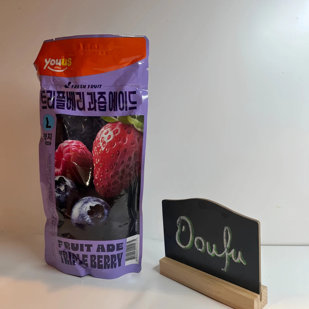 YOUUS Limonade aux fruits Triple Baies 340 ml