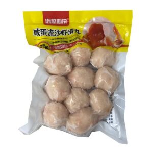 Frozen Shirmp Ball With Salted Egg Yolk Filling 200g