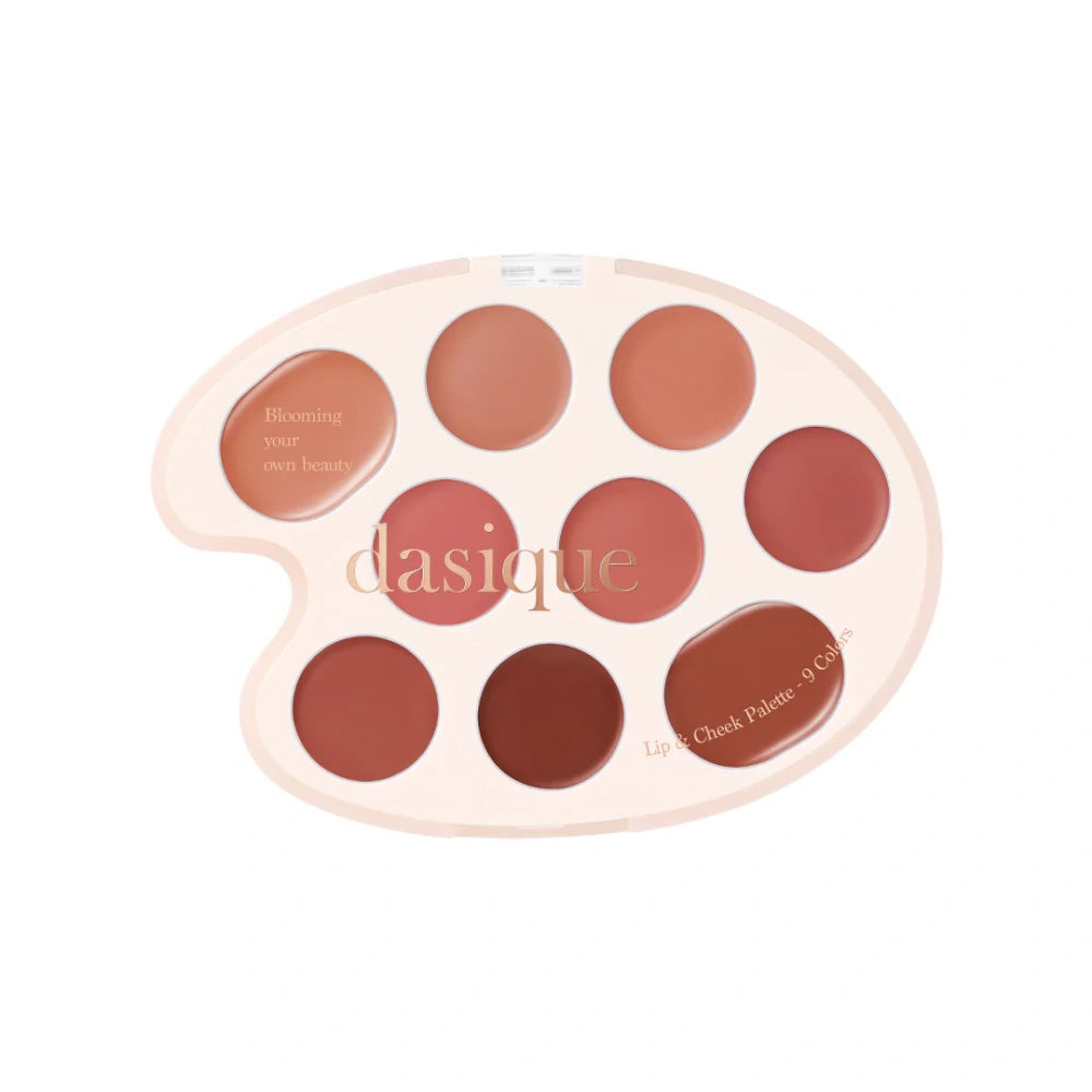Palette lèvres et joues DASIQUE Mood Painting 01 Couleur chaude