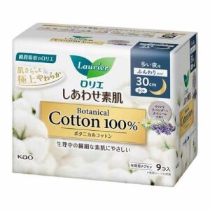 KAO LAURIER Botanical Cotton Sanitary 30cm 9pcs