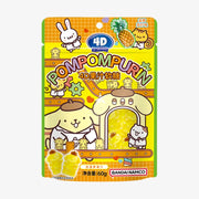 AMOS 4D Gummy Pompompurin Pineapple Soda Flavor 60g
