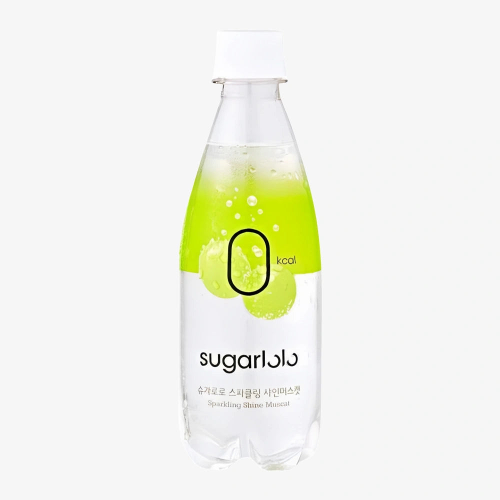 Eau pétillante SUGARLOLO 0 kcal (saveur Shine Muscat) 350 ml