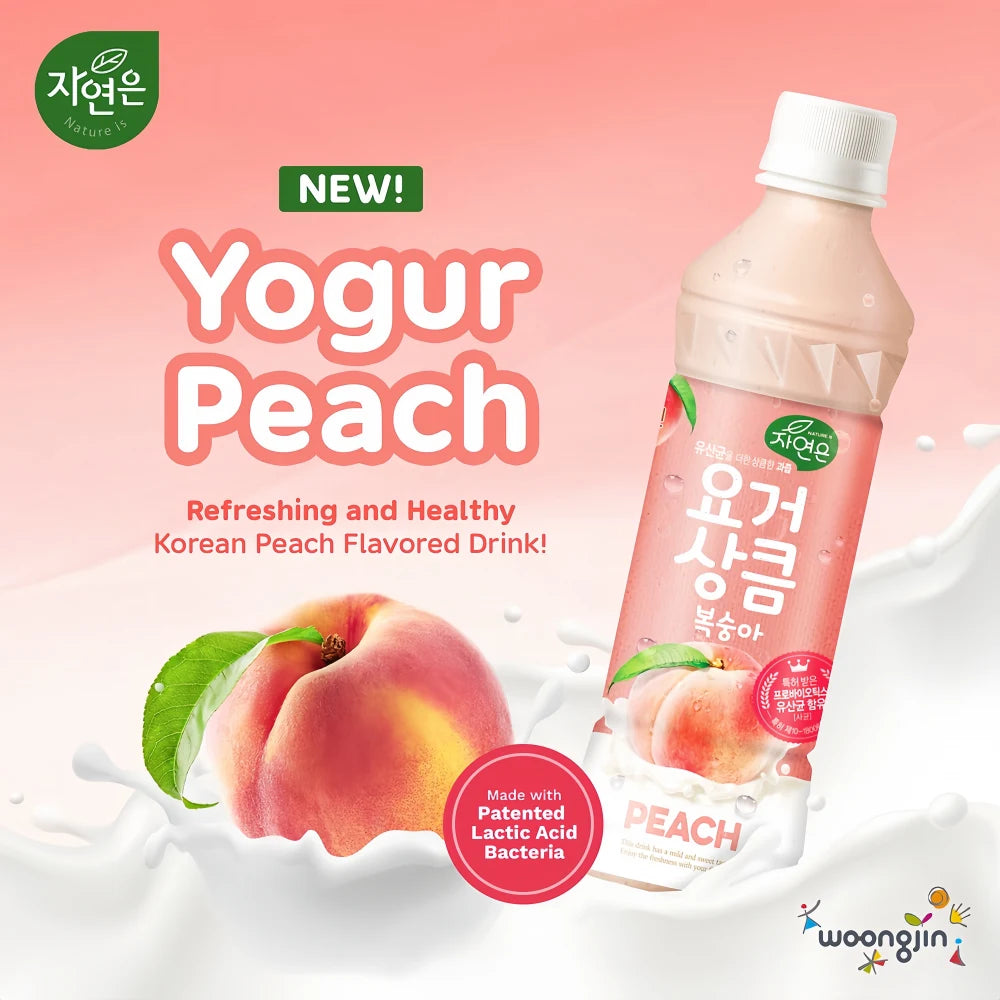 WOONGJIN Natureis Yogu Peach Flavor 340ml