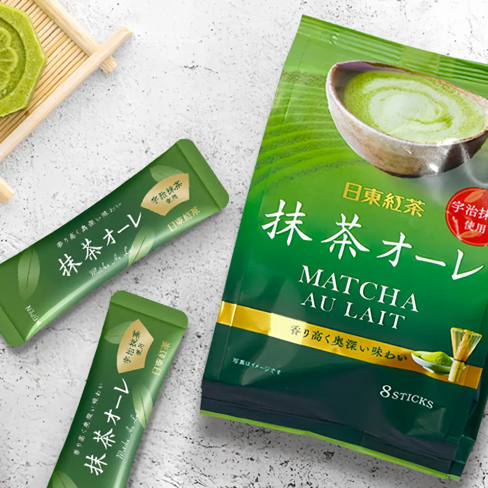 Thé au lait matcha NITTO (10 bâtonnets)