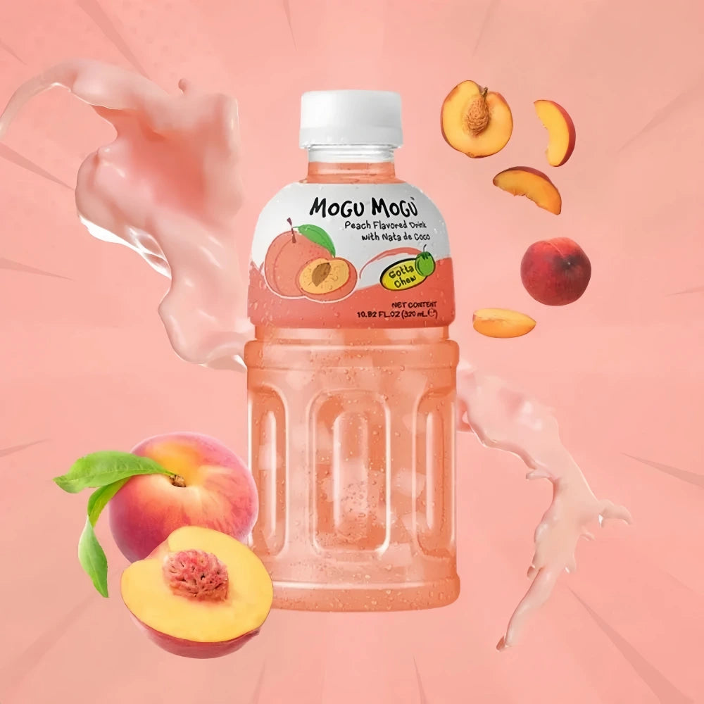 MOGU MOGU Nata de Coco Peach Flavor Drink 320ml