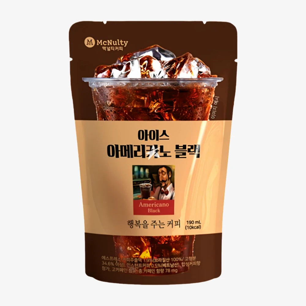 McNulty Iced Americano Black Pouch 190ml