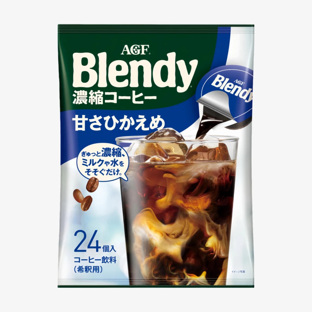 Café AGF Blendy Potion - Moins de sucre, sachets de 6
