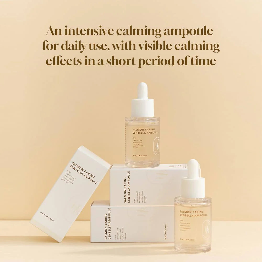 HEVEBLUE SALMON CARING CENTELLA AMPOULE 30ml