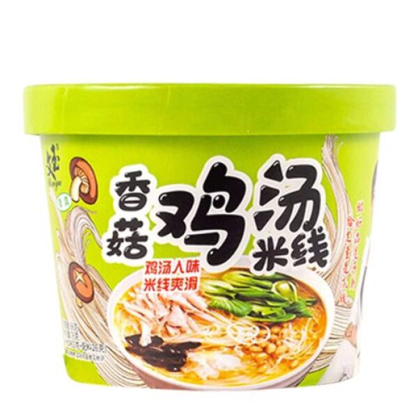 Nouilles de riz WENYU saveur soupe poulet aux champignons 116 g