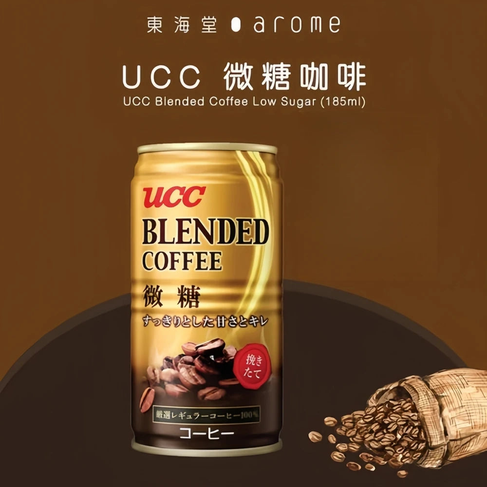 UCC Blend Coffee Light Sugar 185ml