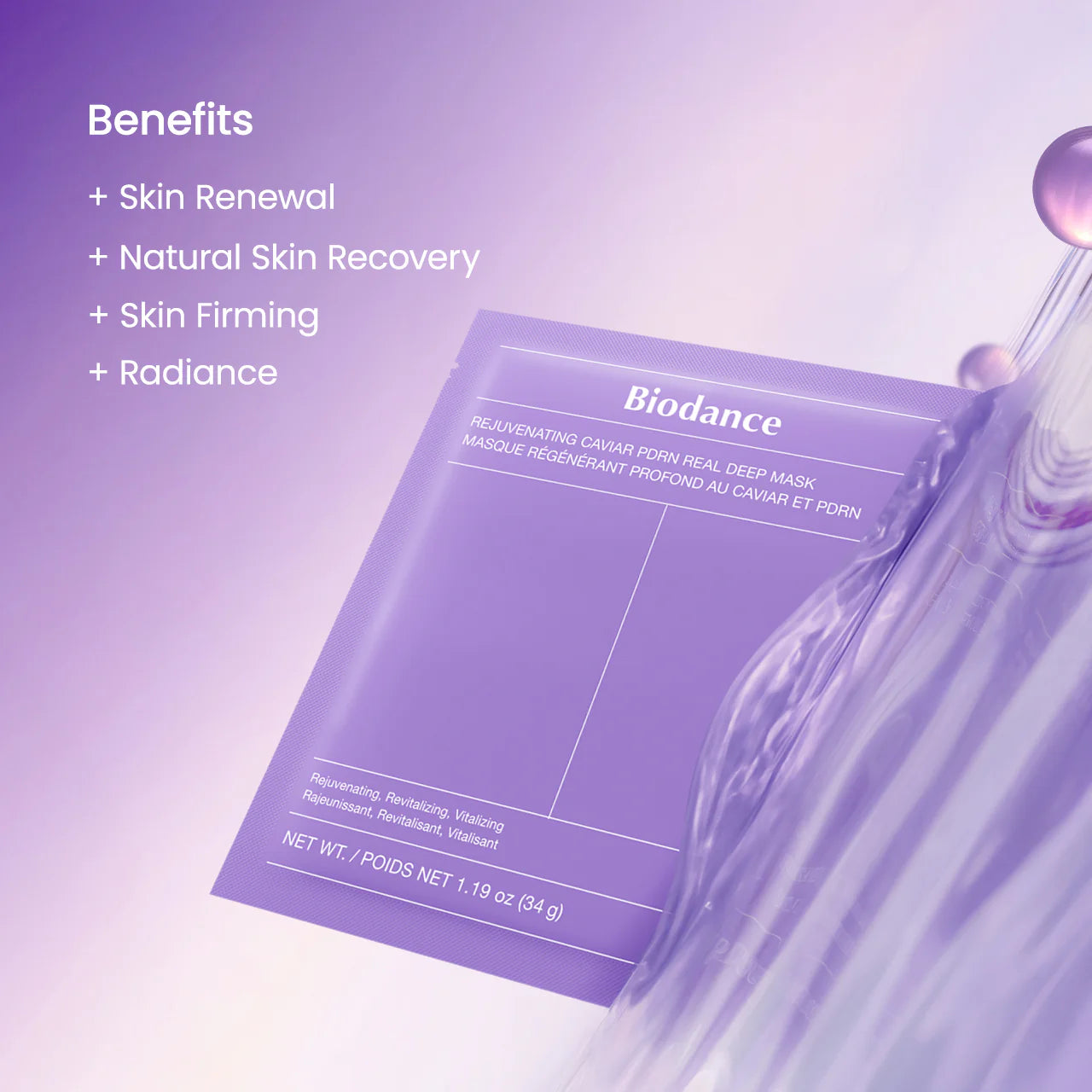 BIODANCE REJUVENATING CAVIAR PDRN REAL DEEP MASK