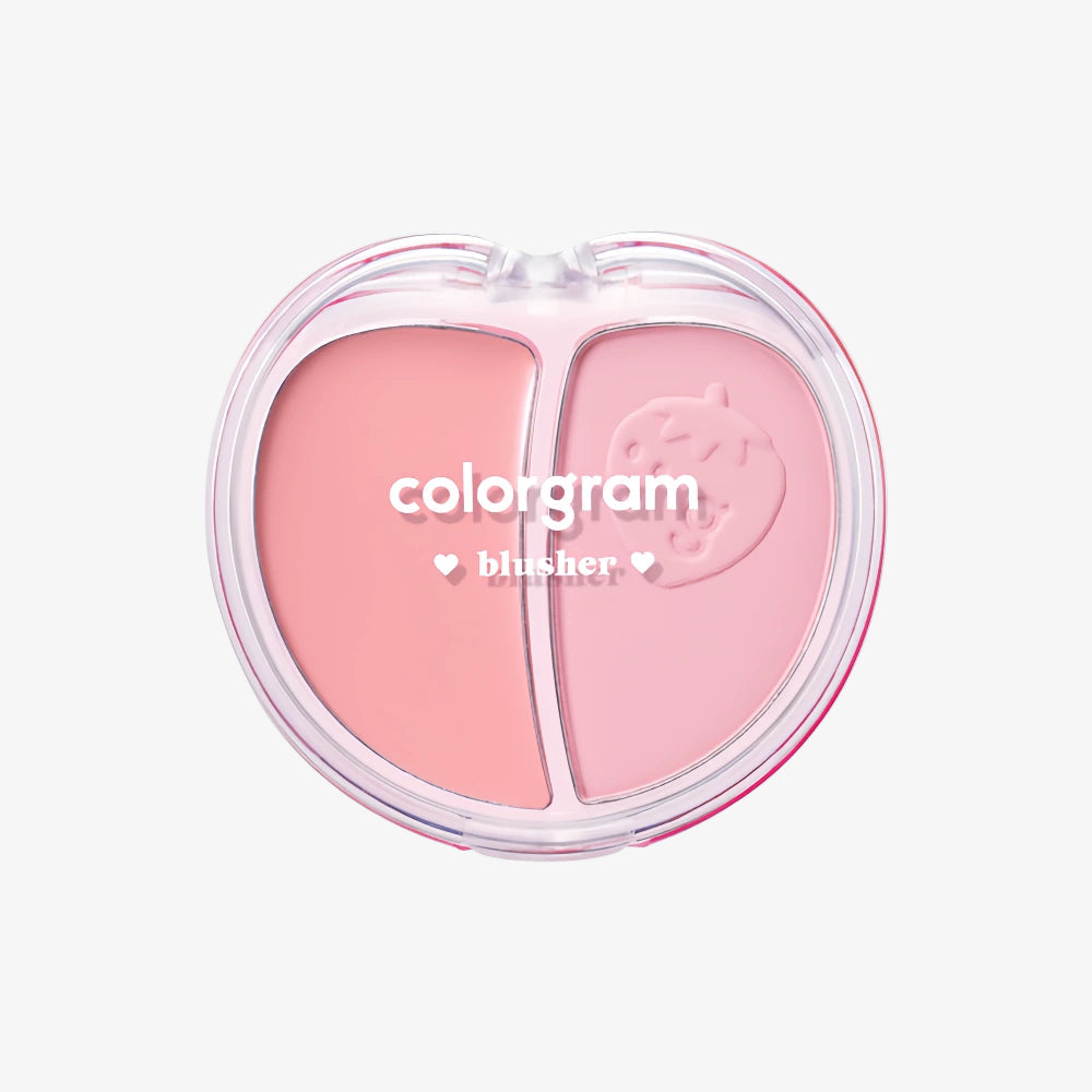 COLORGRAM Tintin Dory Duo Blusher 01 Strawberry Duo