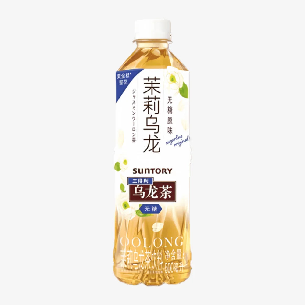 Thé Oolong au jasmin Suntory (sans sucre) 500 ml