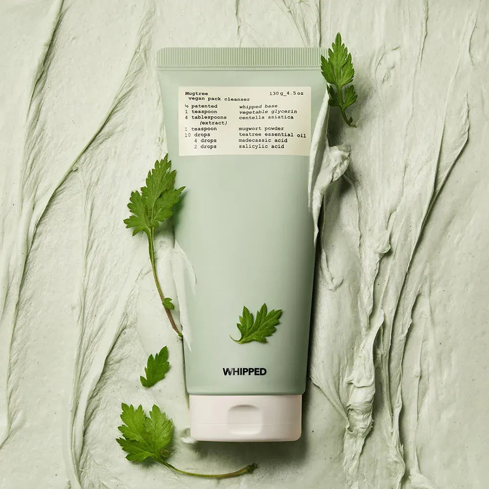 WHIPPED Mugwort Tea Tree Face Mask Cleanser 130g