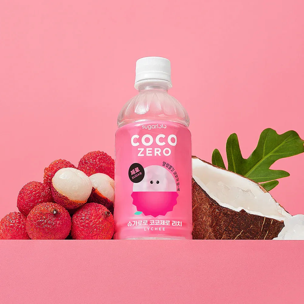 SUGARLOLO Coco Zero Drink (Lychee Flavor) 340ml