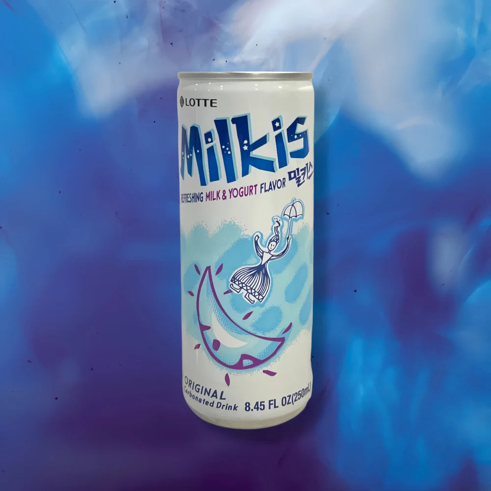 LOTTE Milkis Boisson gazeuse (saveur lait et yaourt) 250 ml x 6