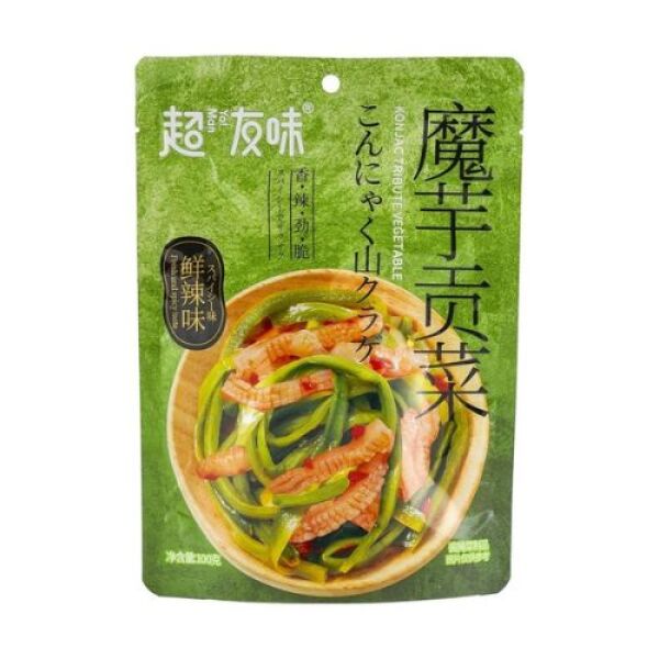 CHAOYOUWEI Konjac Tribute Vegetable (Fresh Spicy) 100g