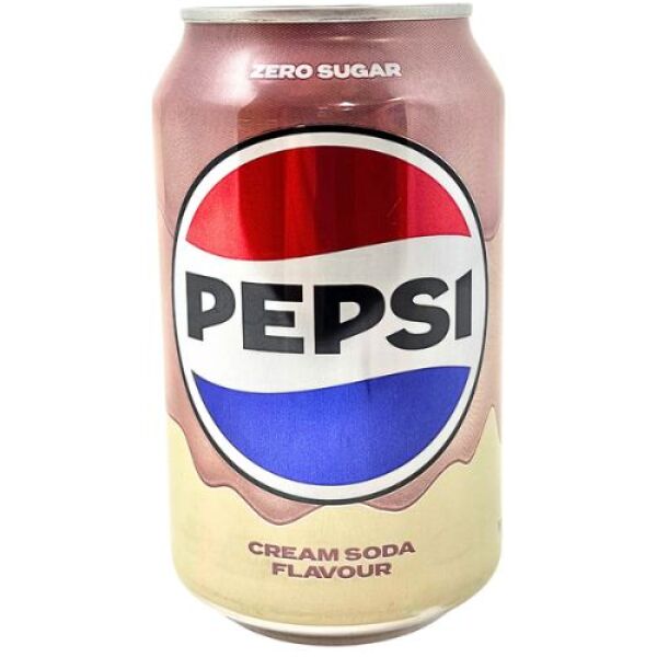 Pepsi Cream Soda (0 sucre - Version britannique) 330 ml