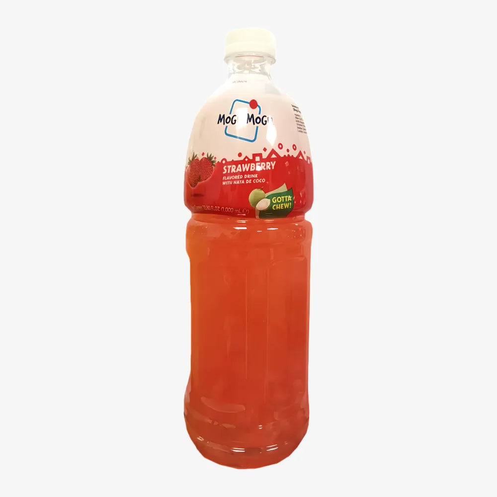 MOGU MOGU Strawberry Juice with Nata de Coco 1000ml