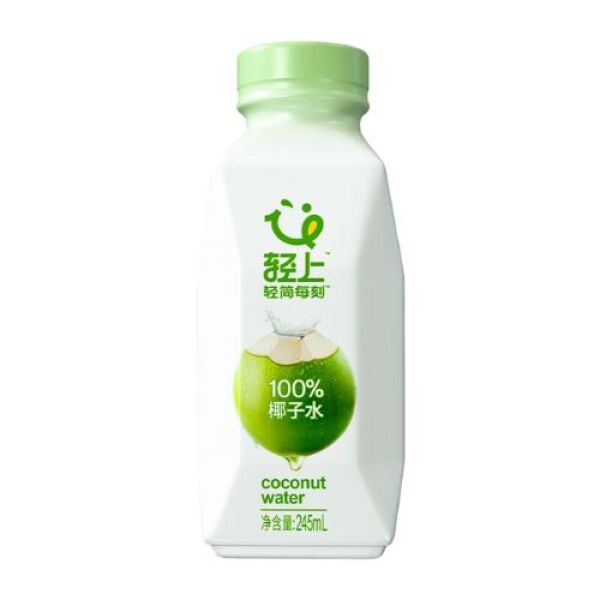 Boisson à l'eau de coco 100 % QINGSHANG 245 ml