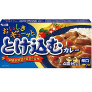 S&B Vegetable Fruit Curry Block Spicy 140g