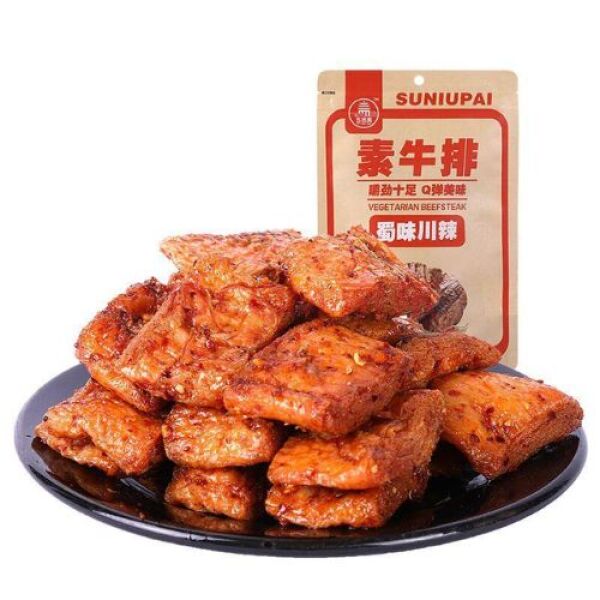 Wuxianzai Sichuan Spicy Vegetarian Beef Steak 100g