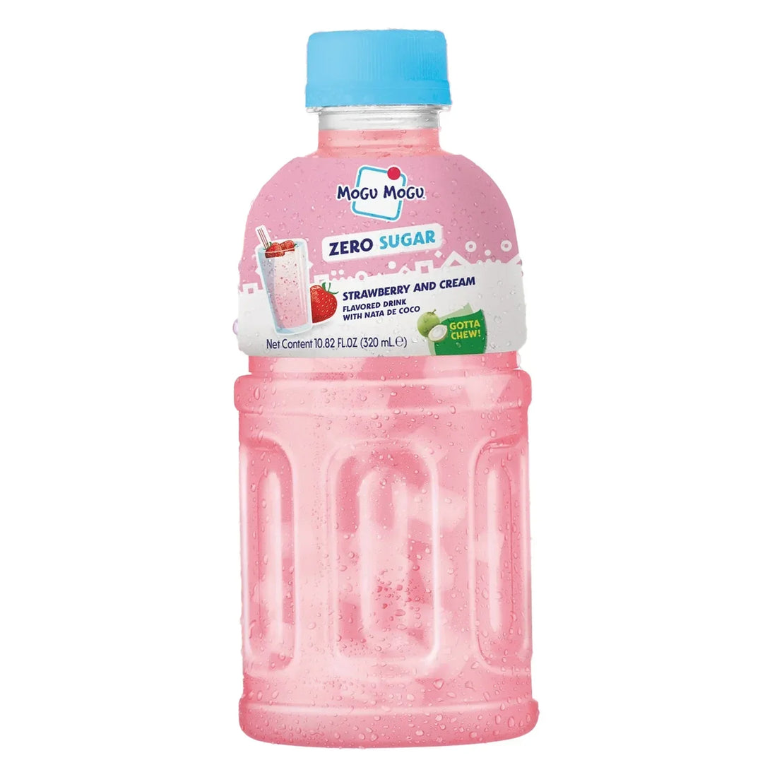 MOGU MOGU Strawberry Cream Zero Sugar 320ml