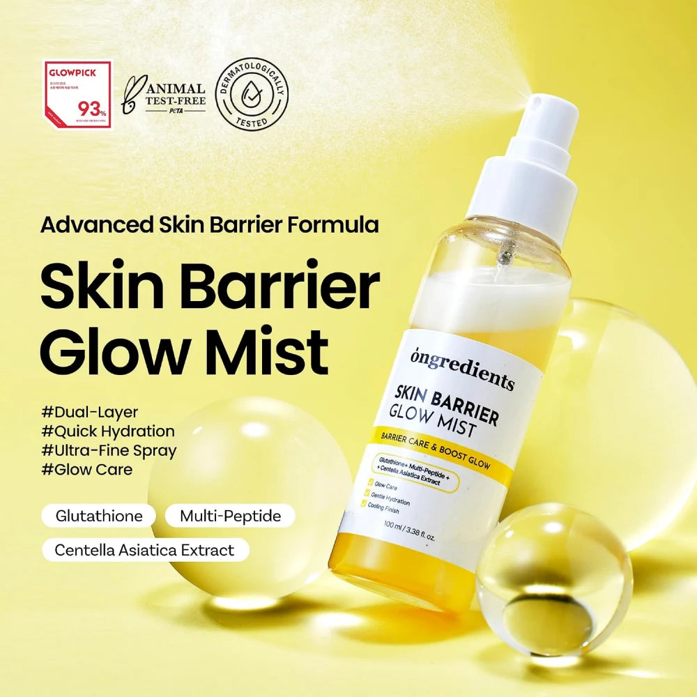 ONGREDIENTS Skin Barrier Glow Mist 50ml