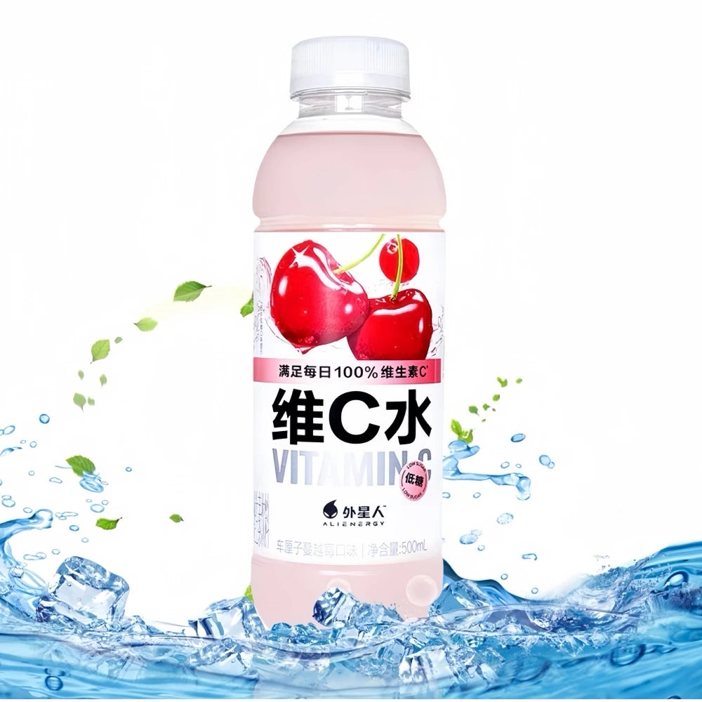 GENKI FOREST Alienergy Vitamin C (Cherry Cranberry Falvor) Drink 500ml