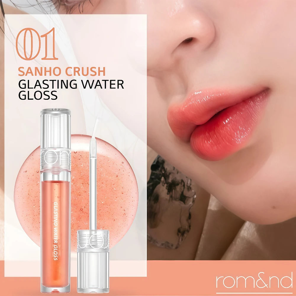 ROMAND Glasting Water Gloss 01 Sanho Crush