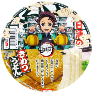 Nissin Donbei Deep Fried Bean Curd Bowl Udon Demon Slayer Package 96g