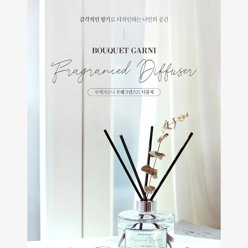 BOUQUET GARNI Fragranced Diffuser Soft Cotton 2pcs