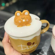 Cute Yellow Bear Ice Cream Melt Cup