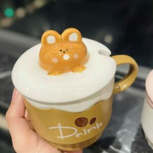 Cute Yellow Bear Ice Cream Melt Cup