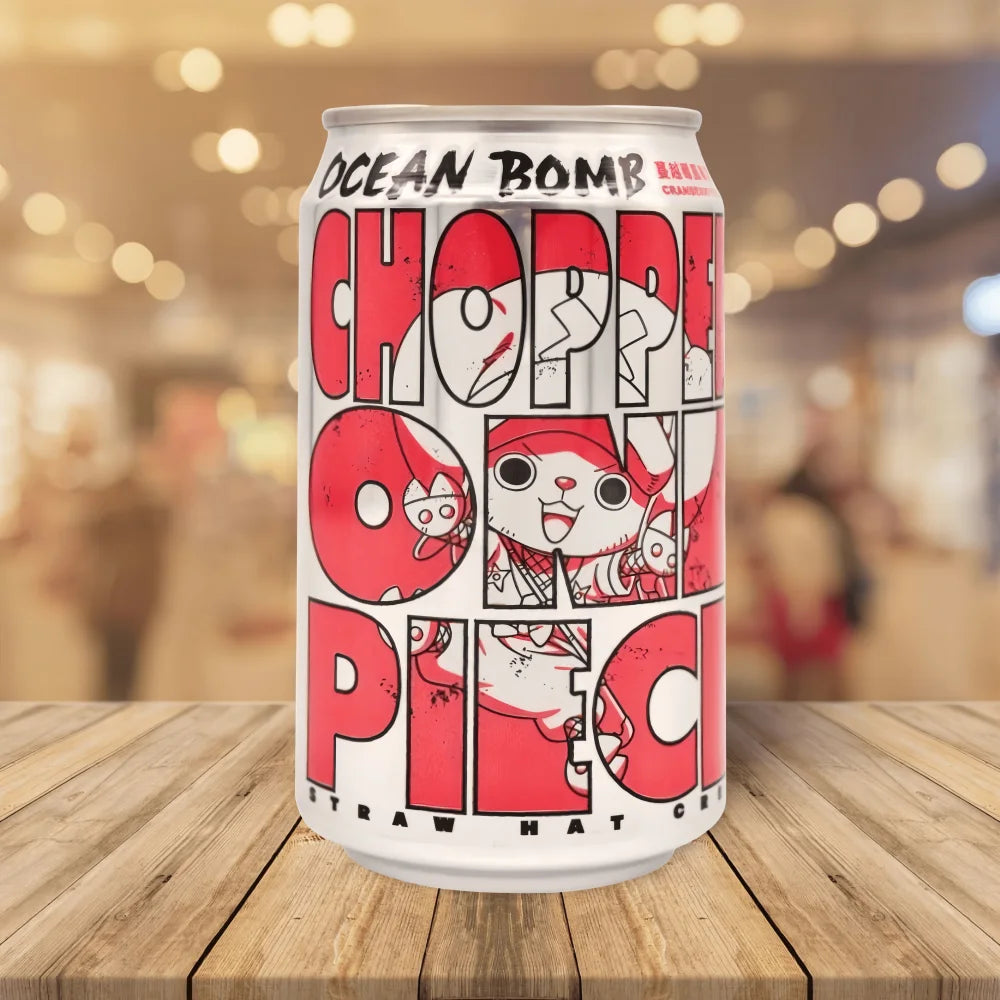 OCEAN BOMB One Piece Soda - Cranberry Flavour 330ml