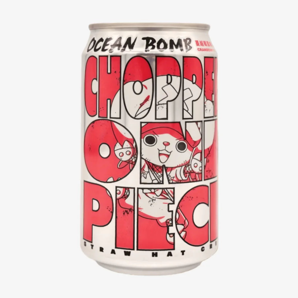 OCEAN BOMB One Piece Soda - Cranberry Flavour 330ml