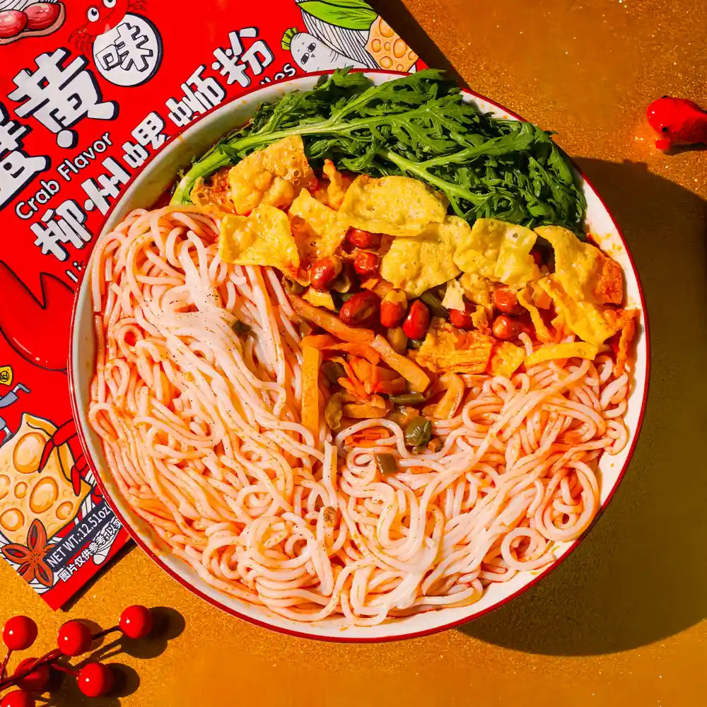 LXJ Luosi Noodle-Crab Roe 410g
